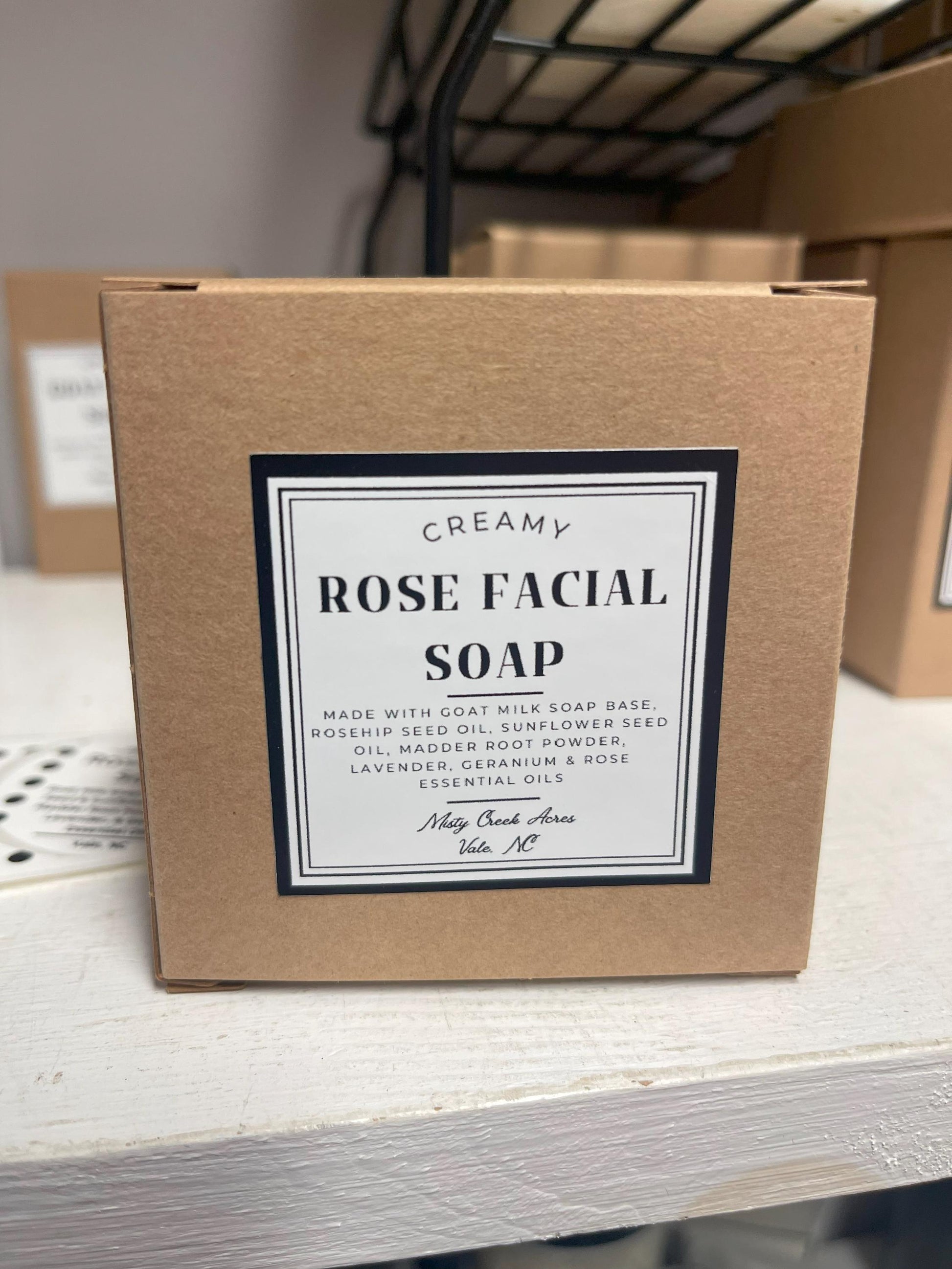 Rose Facial Soap - Handcrafted with Goat Milk and Natural Essential Oils Aging Skin Blemishes Age Spots Wrinkles