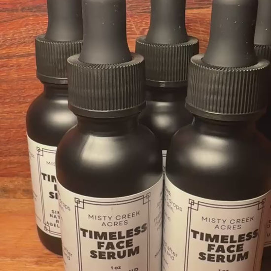 timeless-face-serum-misty-creek-acres-video