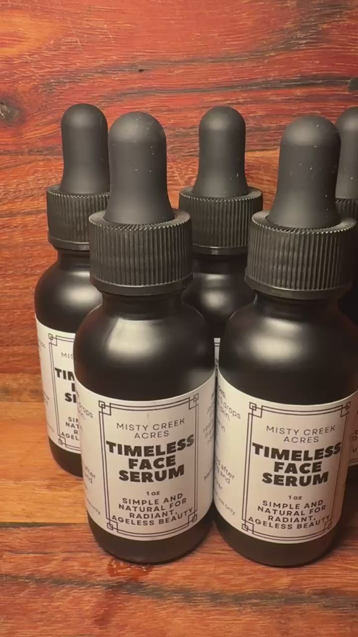 timeless-face-serum-misty-creek-acres-video