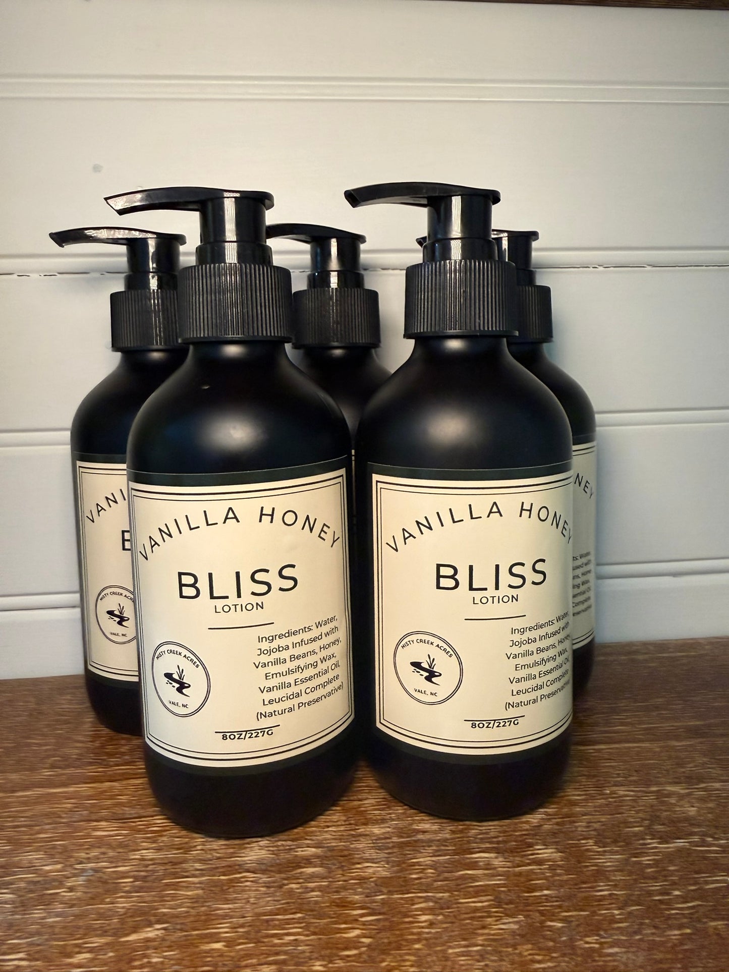 Vanilla Honey Bliss Lotion – All-Natural Vanilla & Honey Hand & Body Lotion with Jojoba Oil (8 oz)