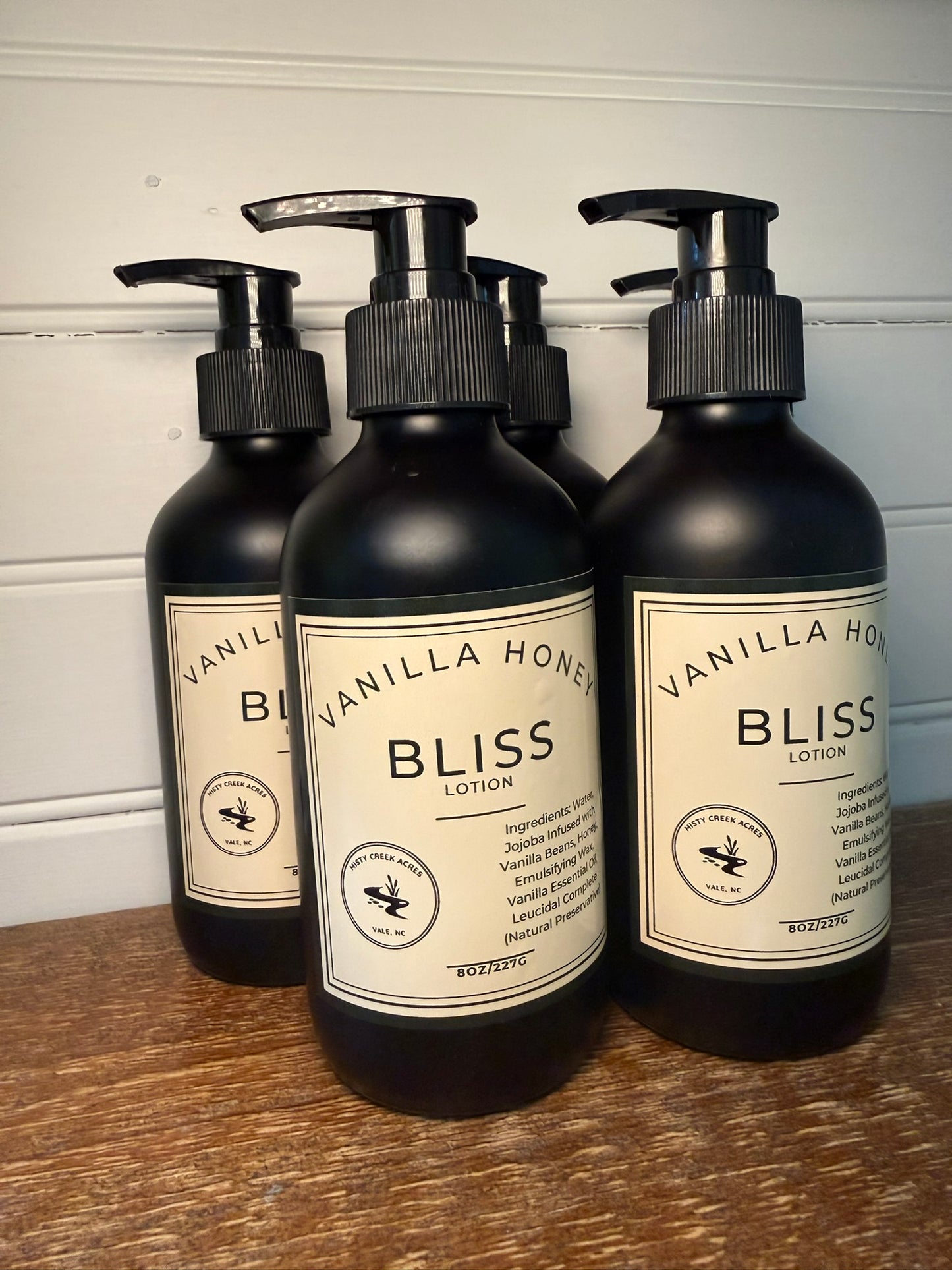 Vanilla Honey Bliss Lotion – All-Natural Vanilla & Honey Hand & Body Lotion with Jojoba Oil (8 oz)