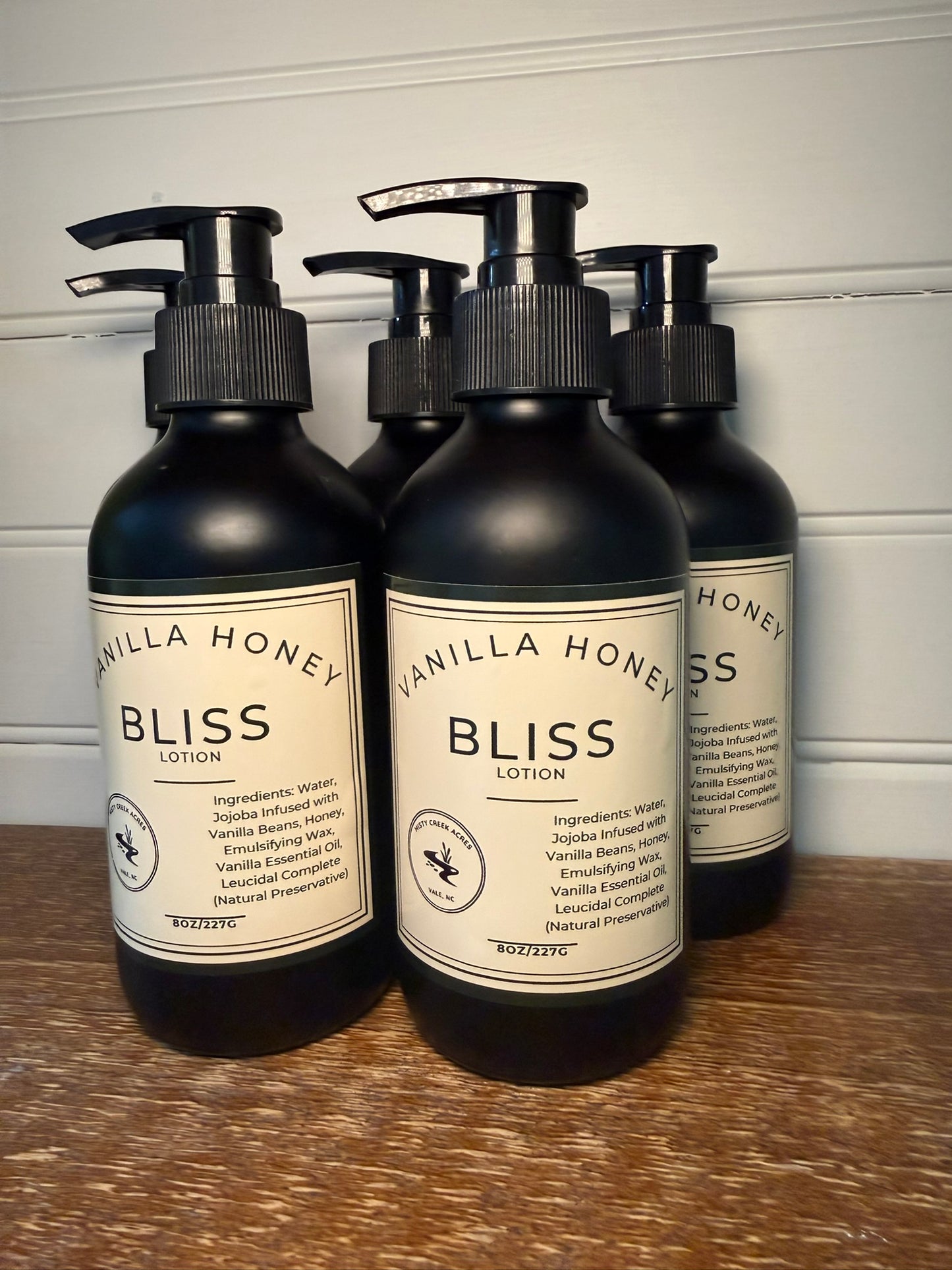 Vanilla Honey Bliss Lotion – All-Natural Vanilla & Honey Hand & Body Lotion with Jojoba Oil (8 oz)