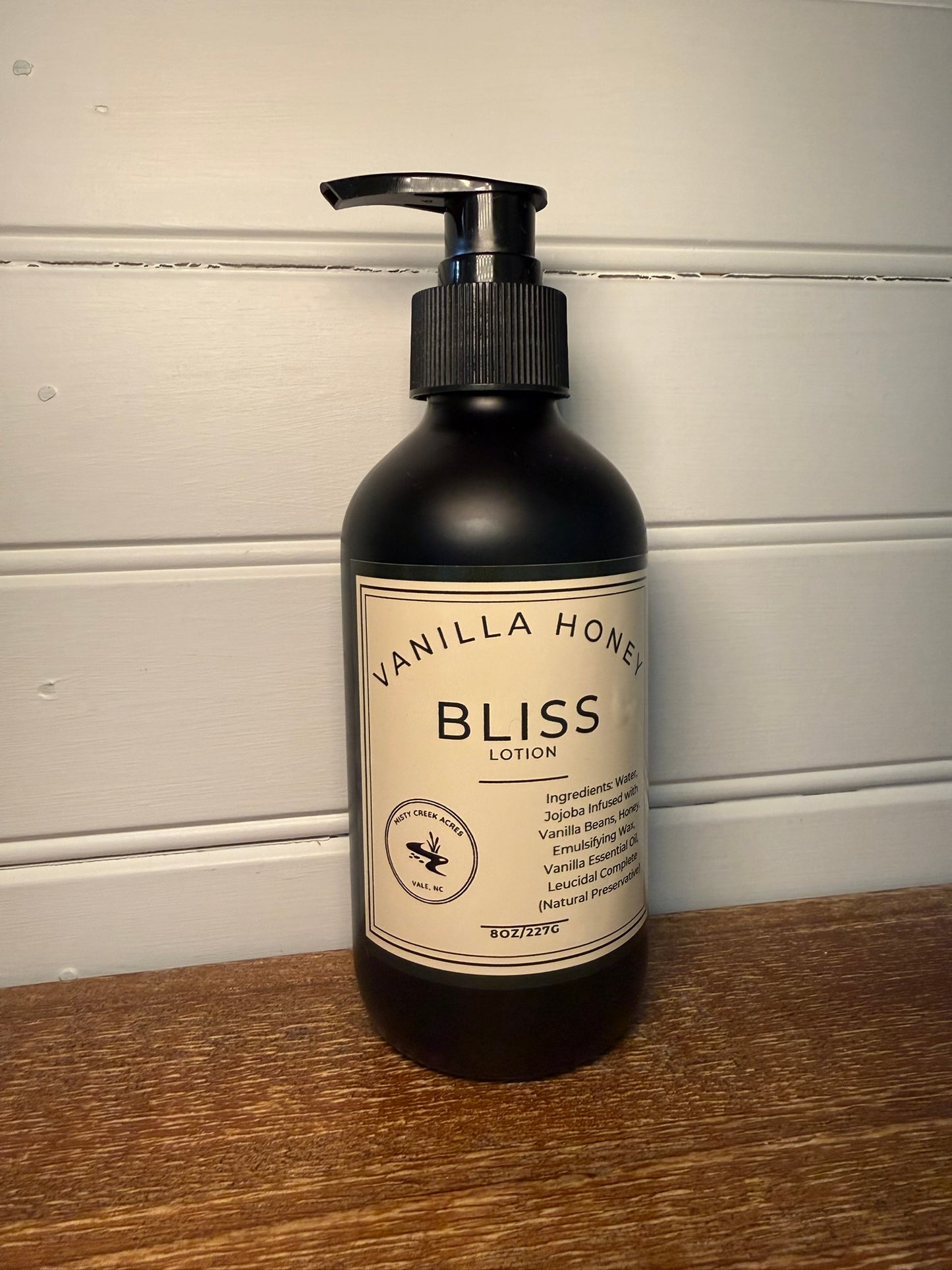 Vanilla Honey Bliss Lotion – All-Natural Vanilla & Honey Hand & Body Lotion with Jojoba Oil (8 oz)
