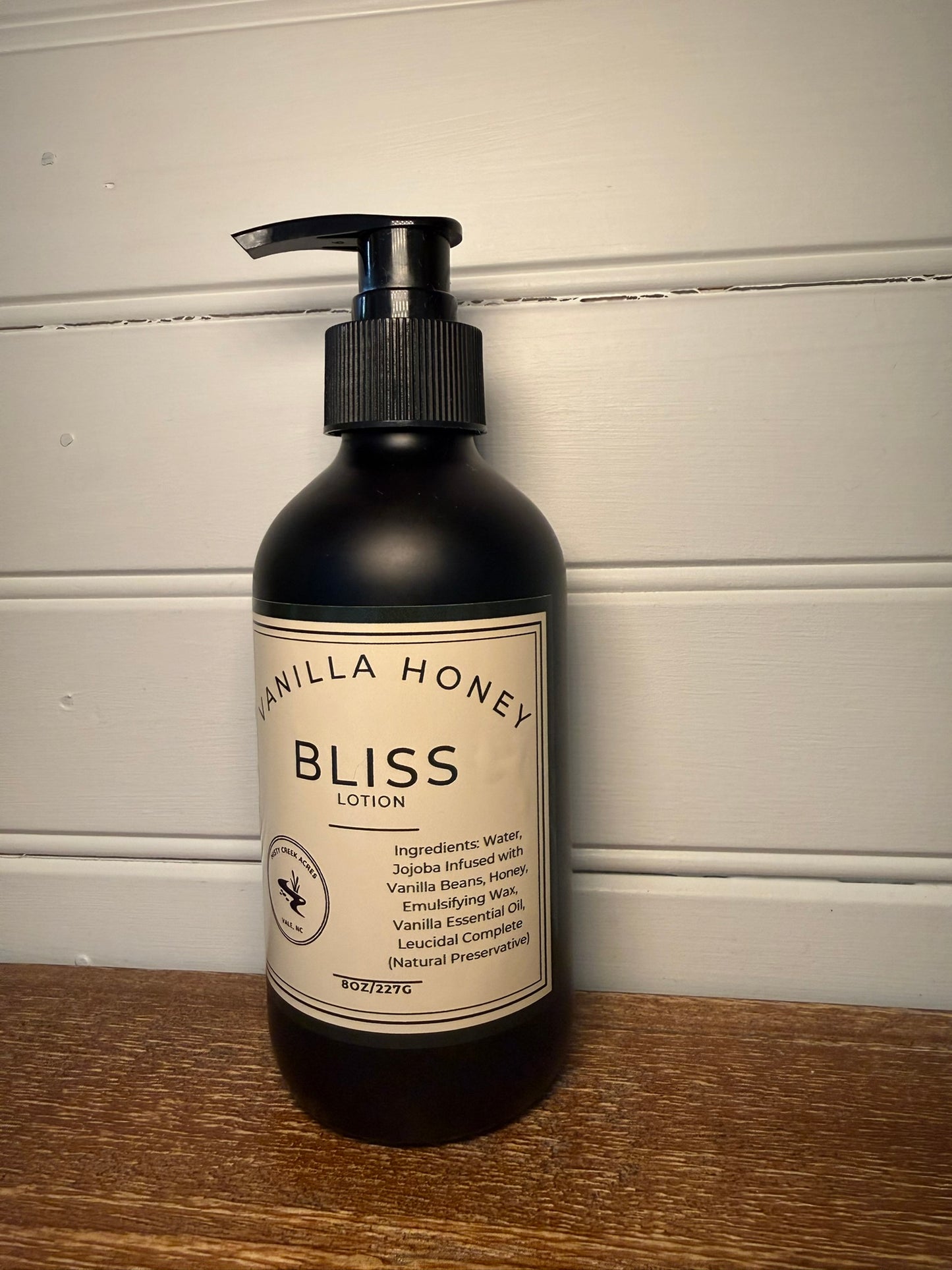 Vanilla Honey Bliss Lotion – All-Natural Vanilla & Honey Hand & Body Lotion with Jojoba Oil (8 oz)