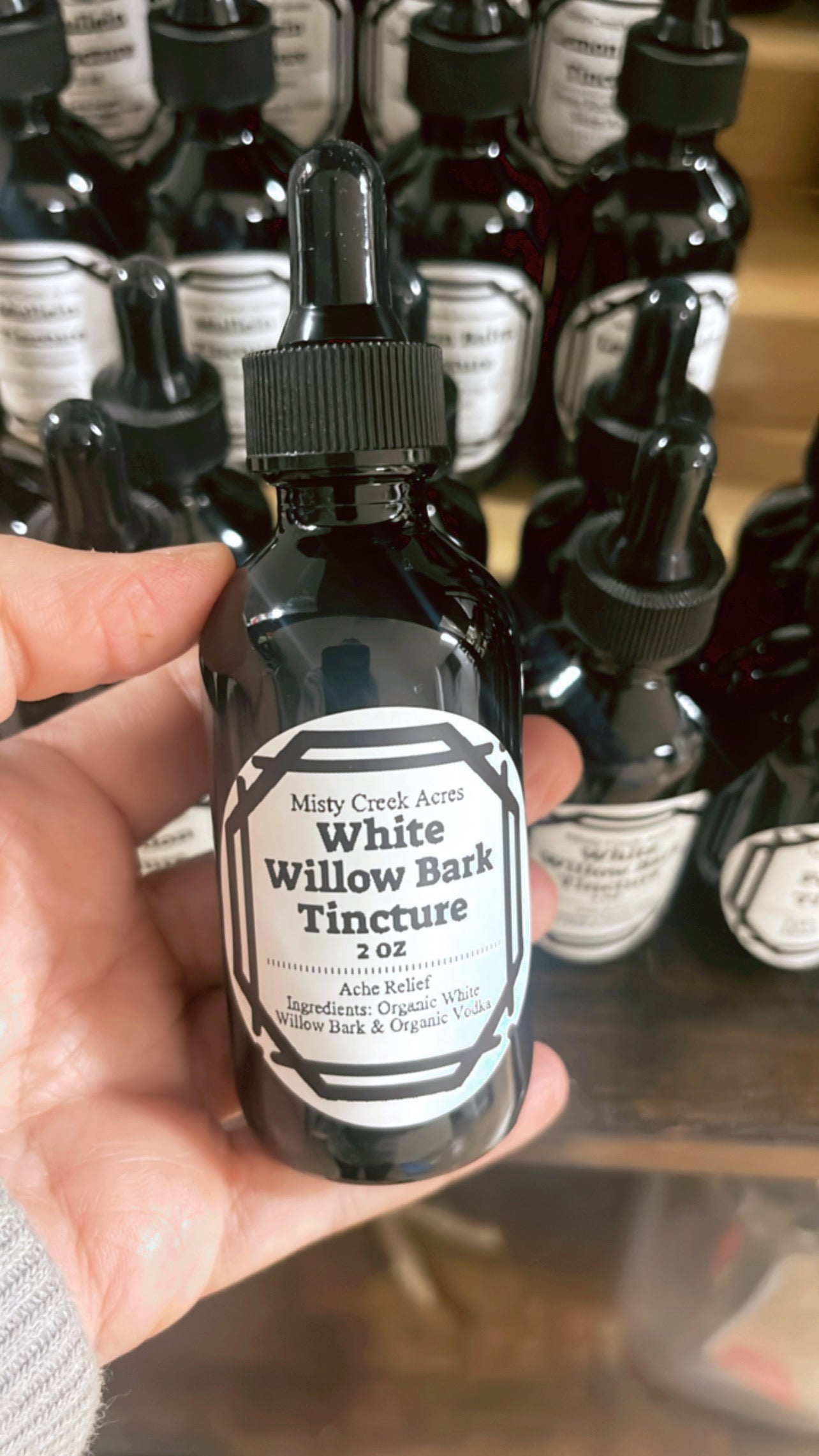White Willow Bark Tincture – Natural Relief for Aches & Discomfort 2 ounces