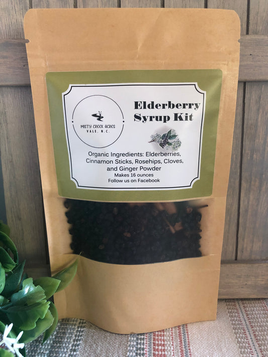 Elevate Your Health with Our Organic Elderberry Syrup DIY Kit/Homemade/Immune Boost/Herbs/All Natural